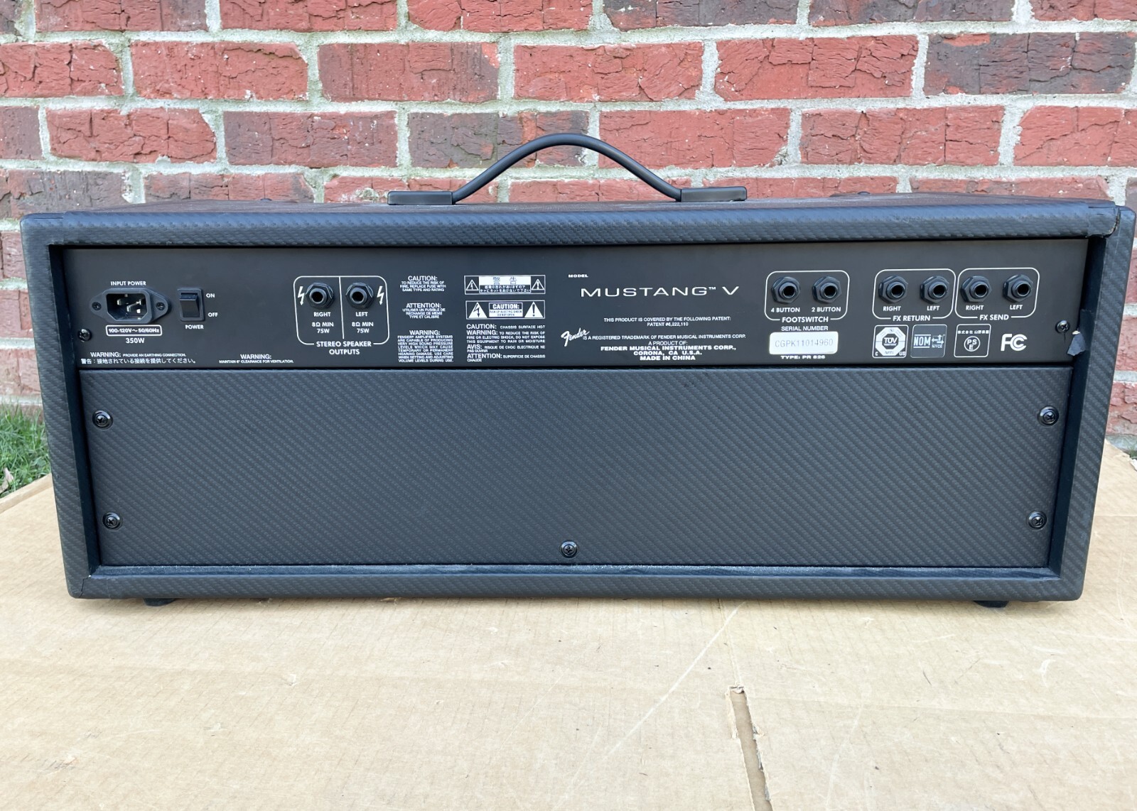 Fender Mustang V Guitar Amp Head