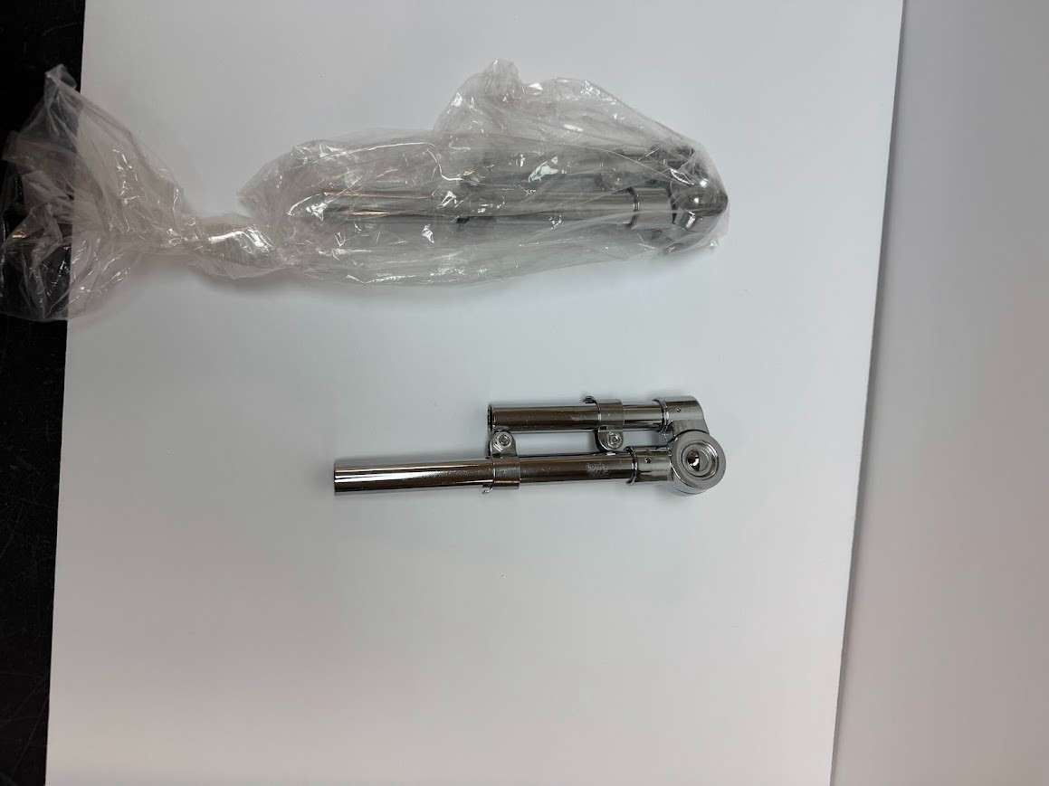 3/4" Drum Tom Mount Holder Arm 19mm excellent condition  Chrome Adjustable