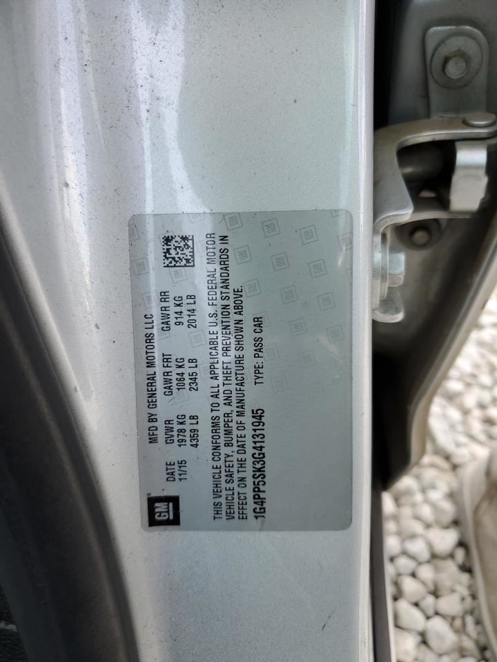 Alternator Fits 12-17 VERANO 4437614