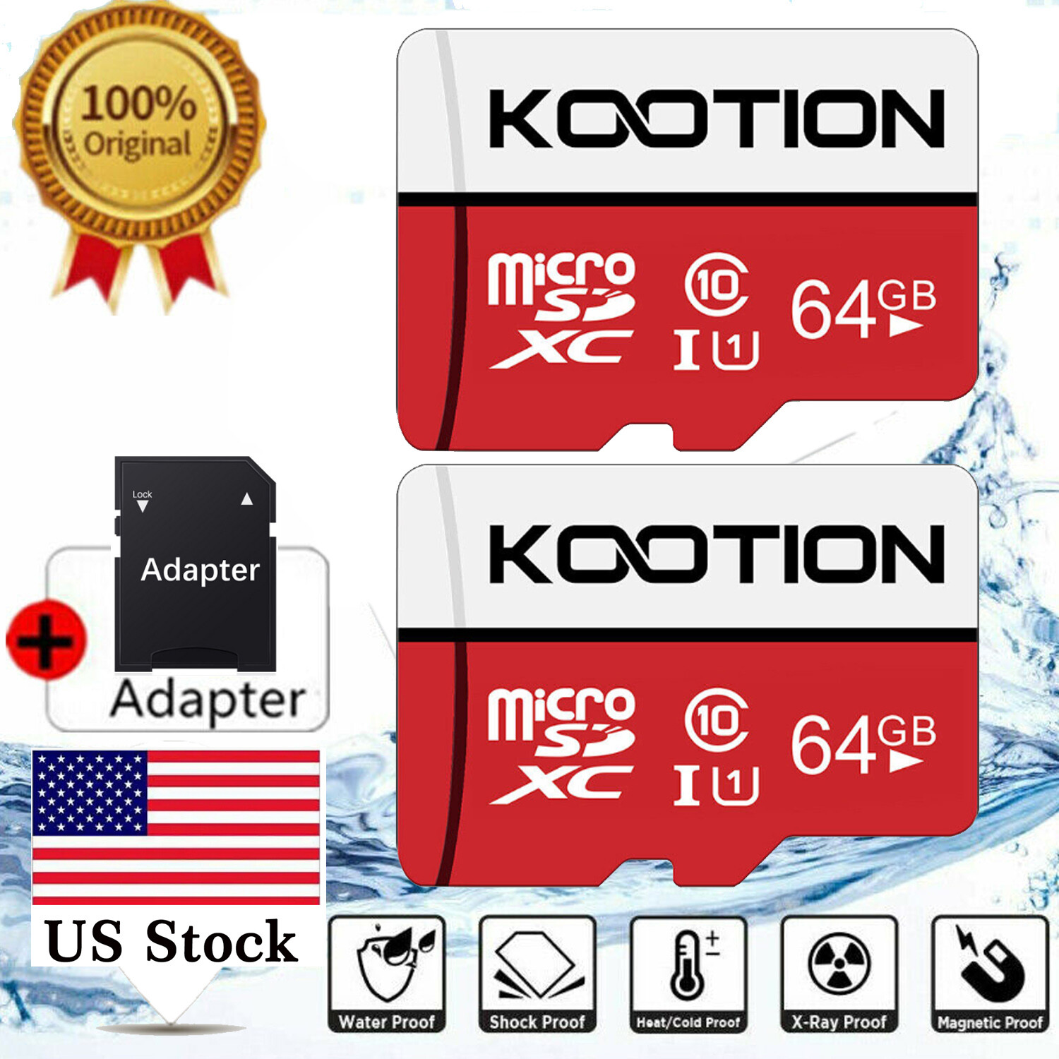 10Pack 64GB Micro SD Card Memory Card SDXC Class 10 TF Flash Card For Camera