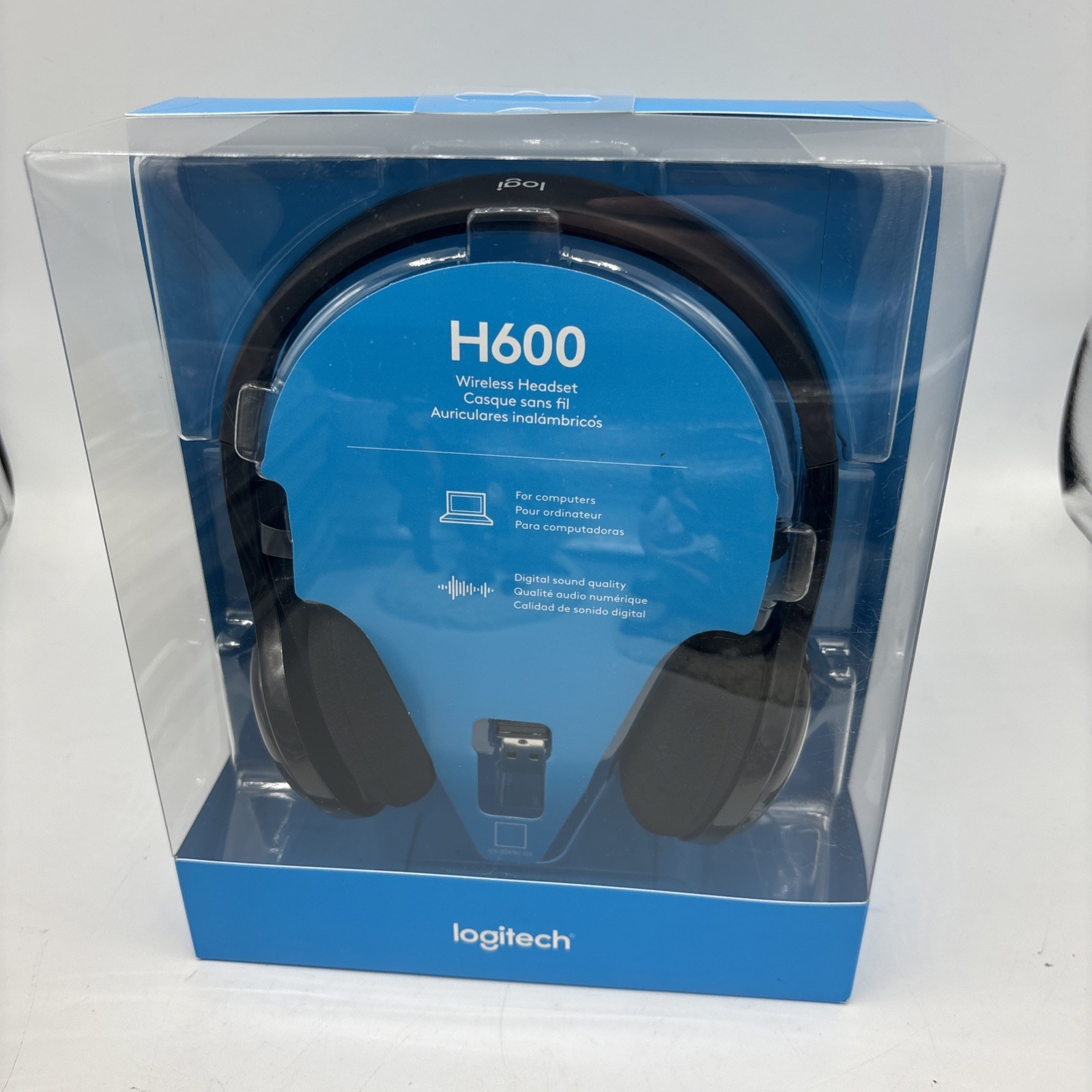 Logitech H600 Wireless headphones BRAND NEW (box wear)