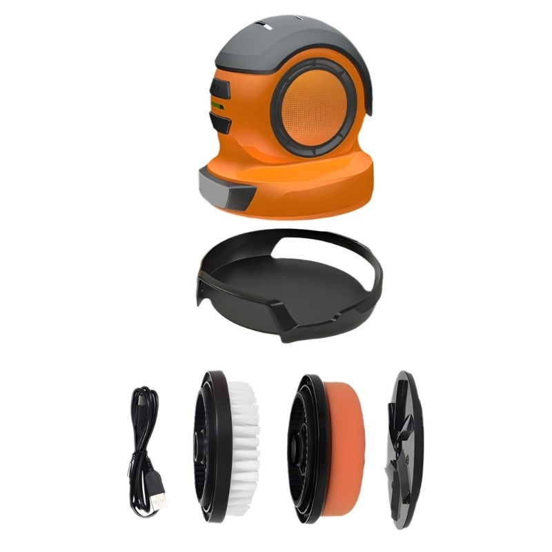 Electric Ice Scraper With Soft Bristle Brush For Car Windshield Quick Defrosting