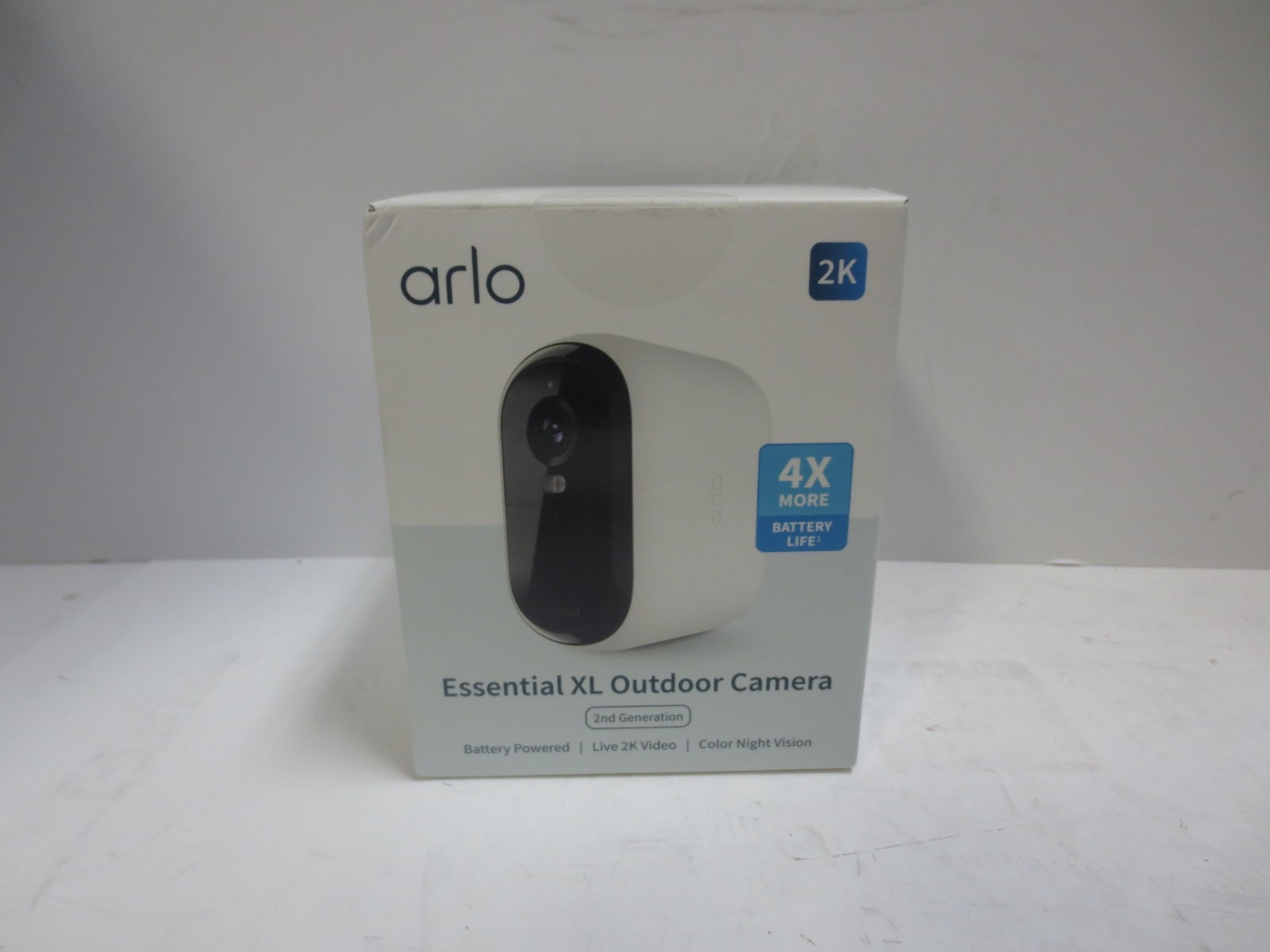 Arlo Essential XL Security Camera 2K  Indoor - Outdoor