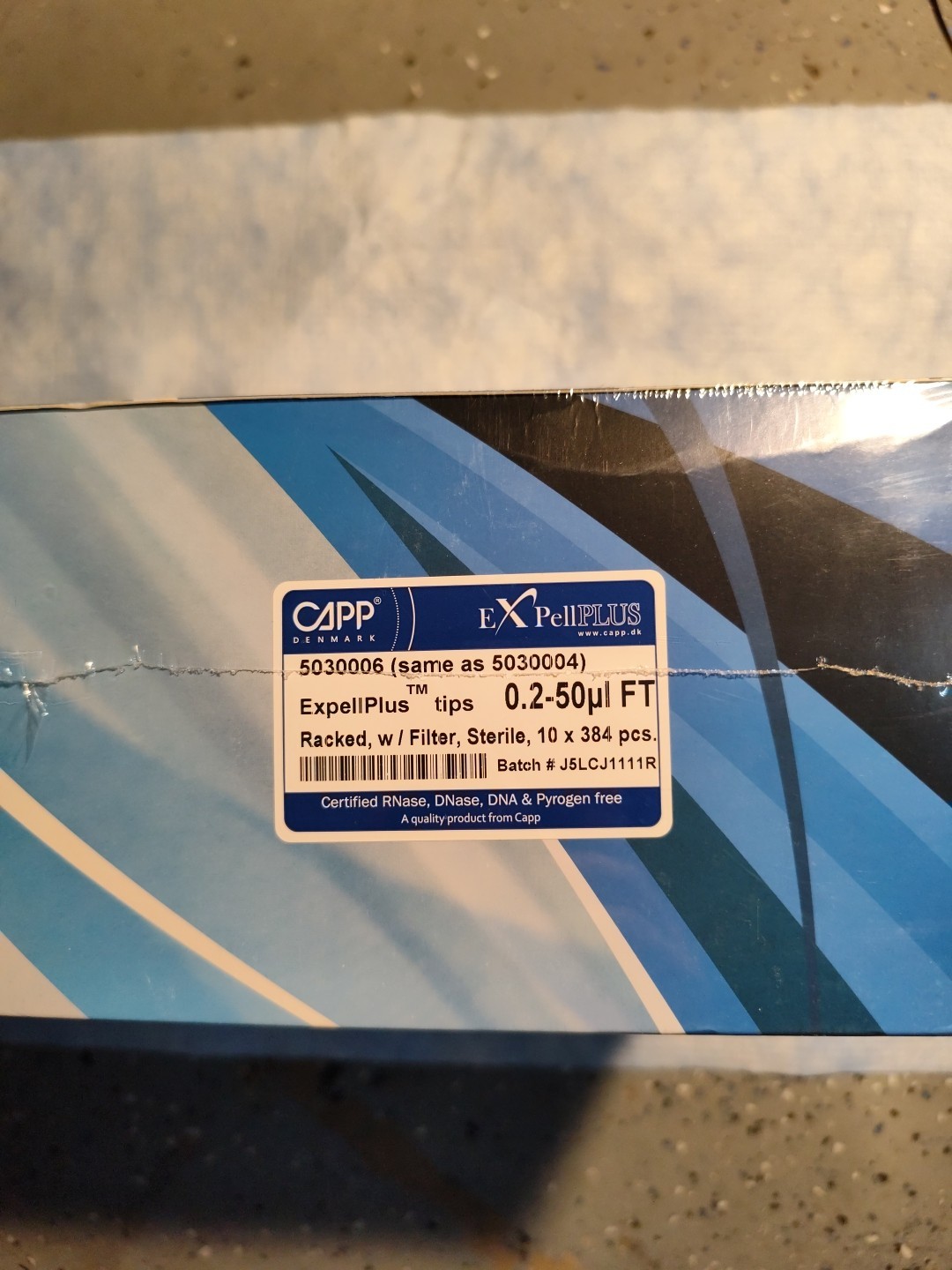 capp 5030006 5030004 expellplus tips 10 Racks 0.2-50ul Filter Sterile