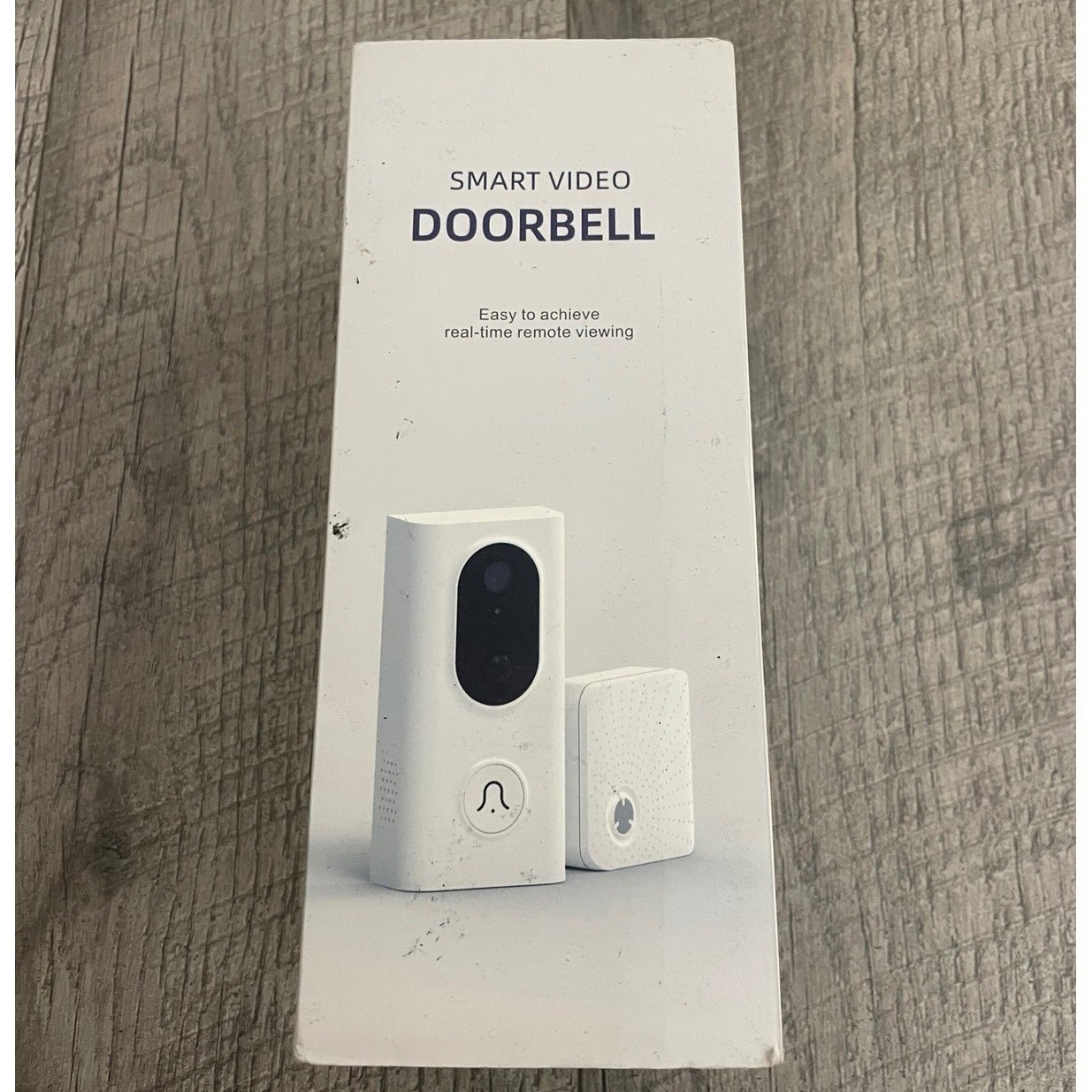 Smart Video Doorbell Wireless WiFi 1080P HD Security Camera with Chime Black