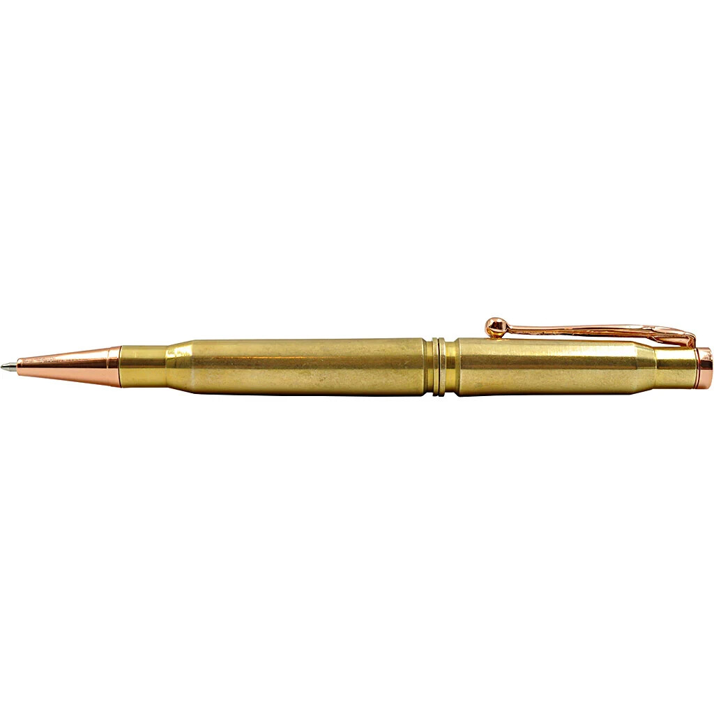 Caliber Gourmet CBG-1014 Caliber Gourmet Bullet Ball Point Pen Gold Brass