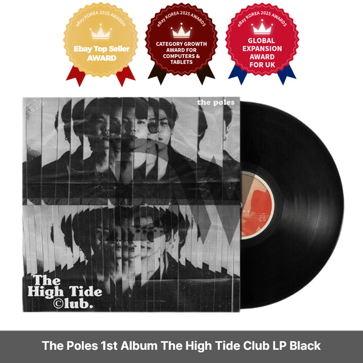 The Poles 1st Album The High Tide Club LP Black / Genuine / LP