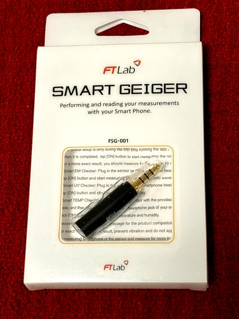 Radiation measuring device Geiger counter for smartphones Simple for iPhone