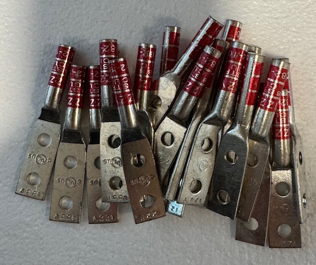 LOT OF 20 IZZY 82-10 - 2 HOLE LUG #8 LONG BARREL Ships FREE in the USA