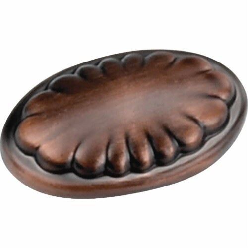1-5/8" Oval Flower Knob Venetian Bronze