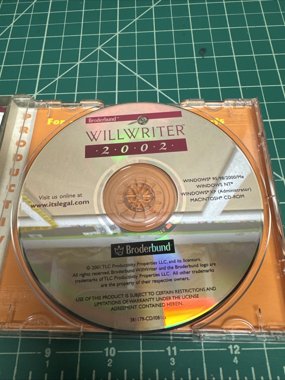 Broderbund WillWriter 2002 Smart Saver Series (Windows/Mac, 2001)
