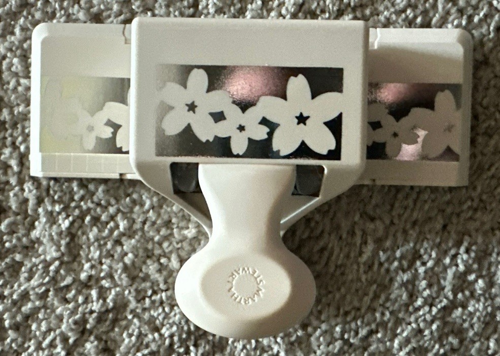Martha Stewart CHERRY BLOSSOM Trim Double Edge Punch Border Design Ribbon