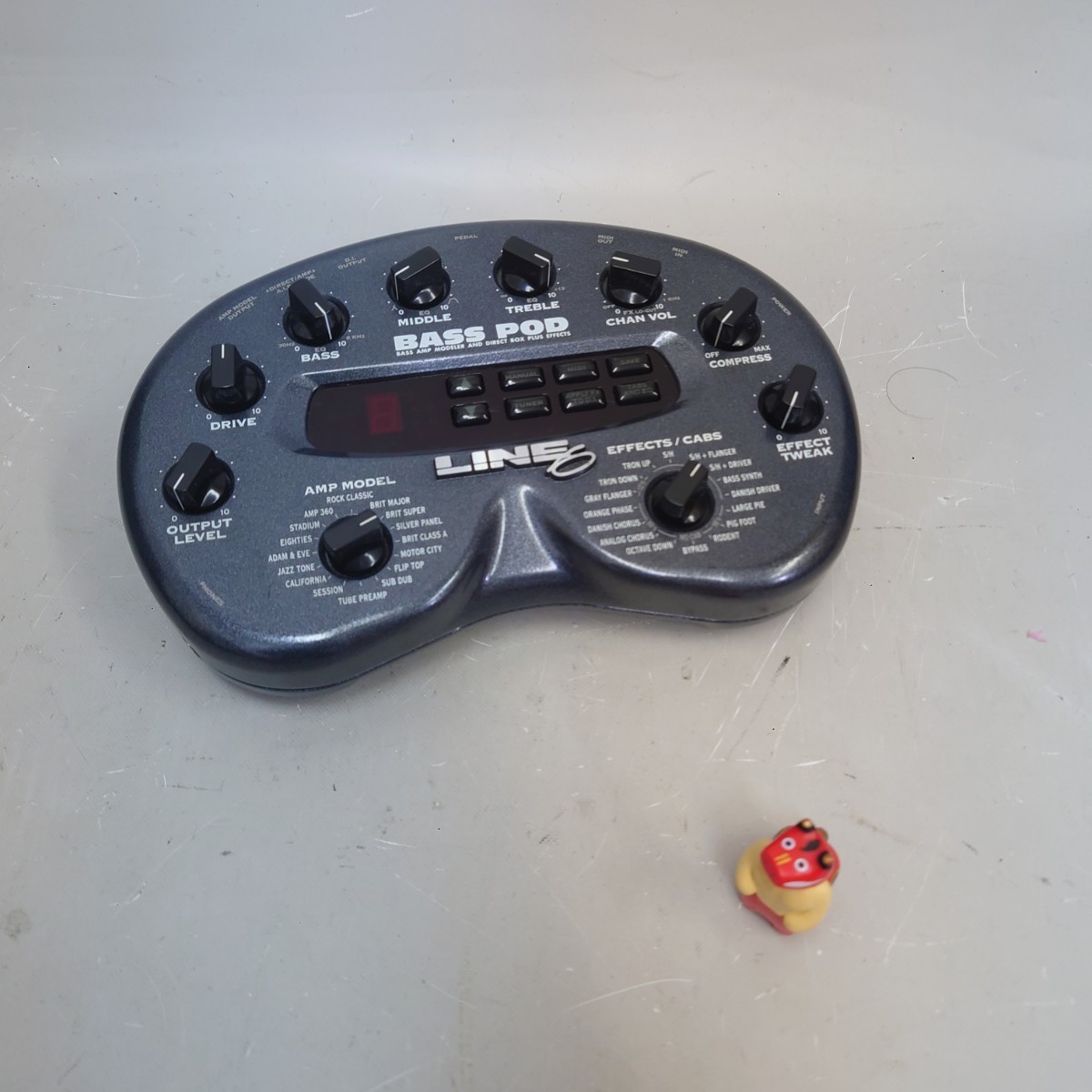 Line 6 Bass POD Multi Effects Processor Amp Modeler Tested from Japan