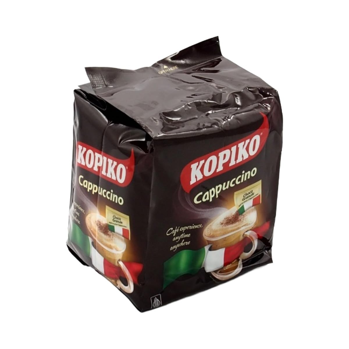 Kopiko Kopiccino with Choco Granule - Instant 0.88 Ounce (Pack of 10), Black