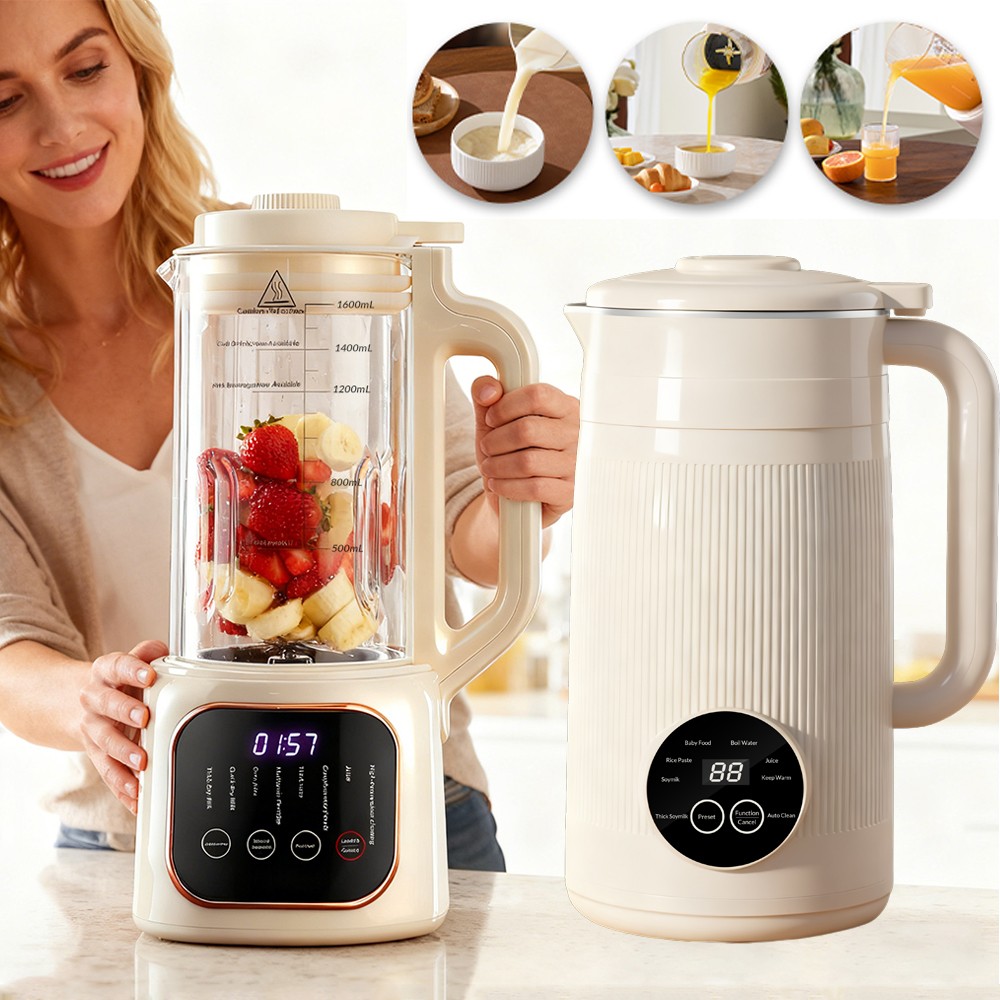 54oz Nut Milk Maker Blender 8 in 1 for Almond Oat Soy Milk Juice Paste Keep Warm