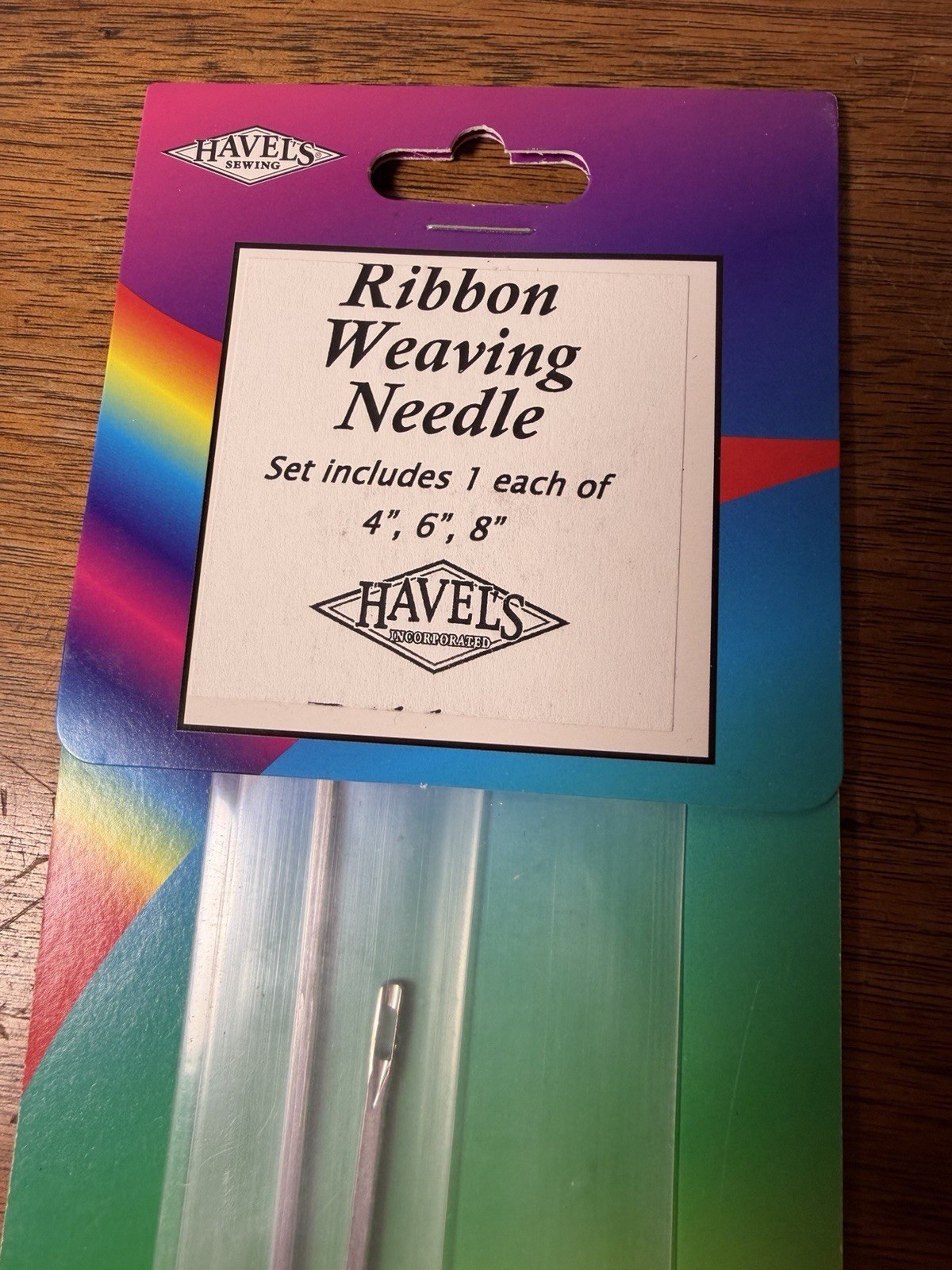 Misc Lot Of HAVEL'S Needles, DOUBLE eyed, Tatting, Trapunto, & Weaving