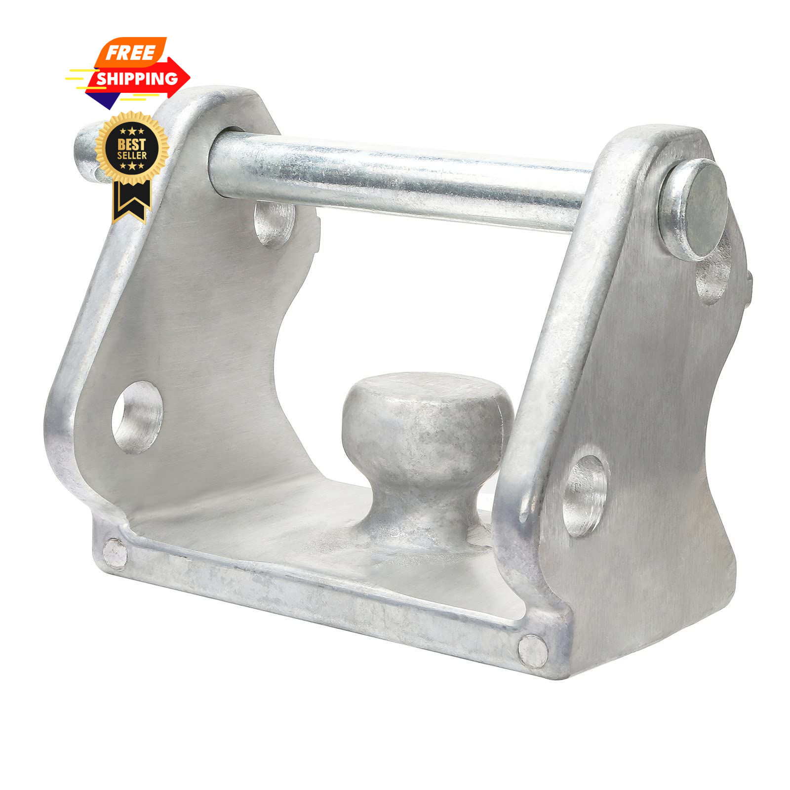 Antivanl Trailer Hitch Lock, Locks Ball Hitch, No Padlock, Silvery