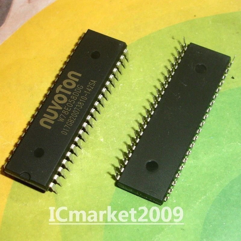2 PCS W78E058DDG DIP-40 W78E058 8-Bit MicrocontrollerChip IC