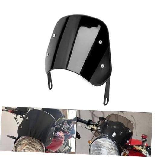 Universal Motorcycle Windshield Deflector Windscreen Wind Protection Front