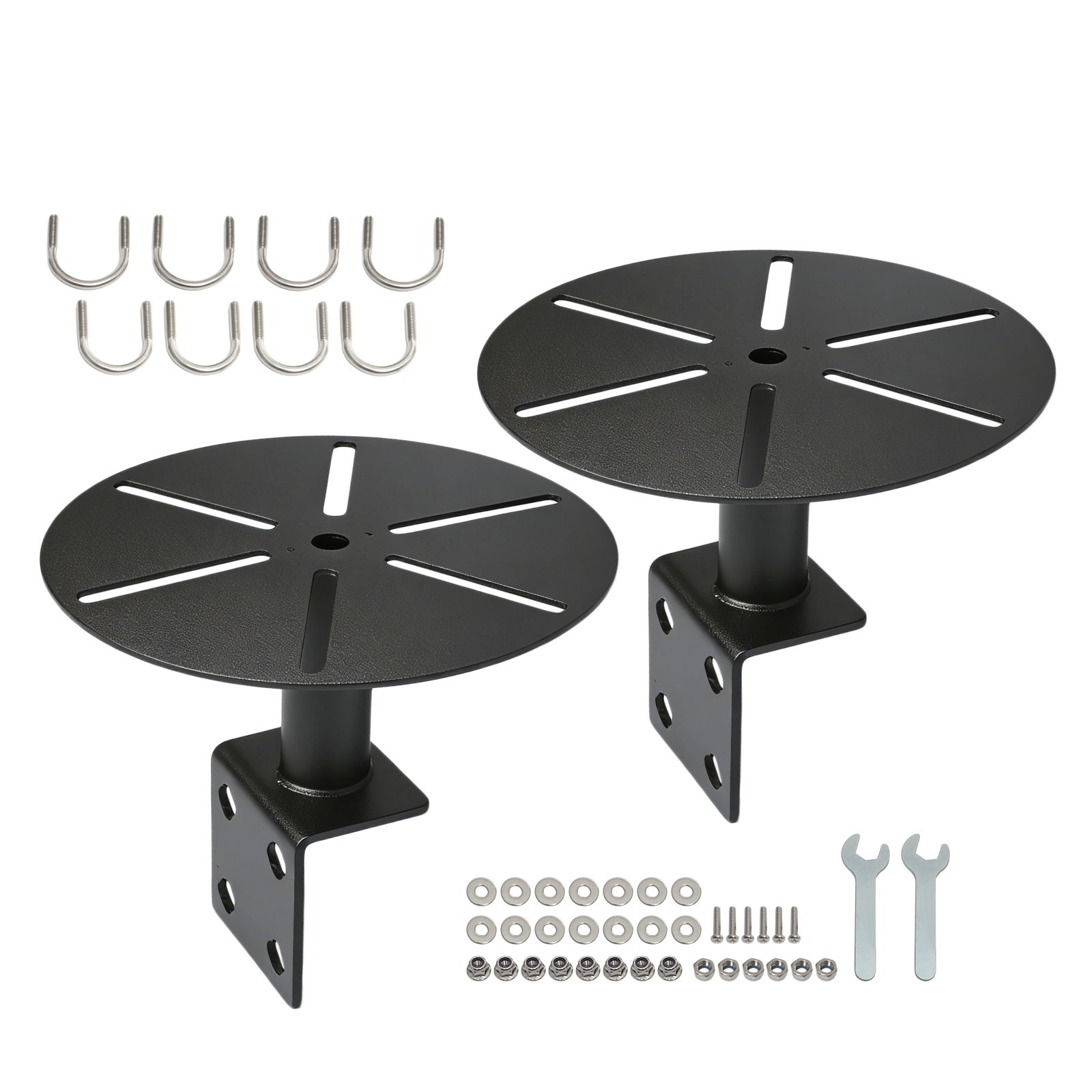 2 pcs Strobe Light Mounting Bracket Mirror Mounted Bracket for truck