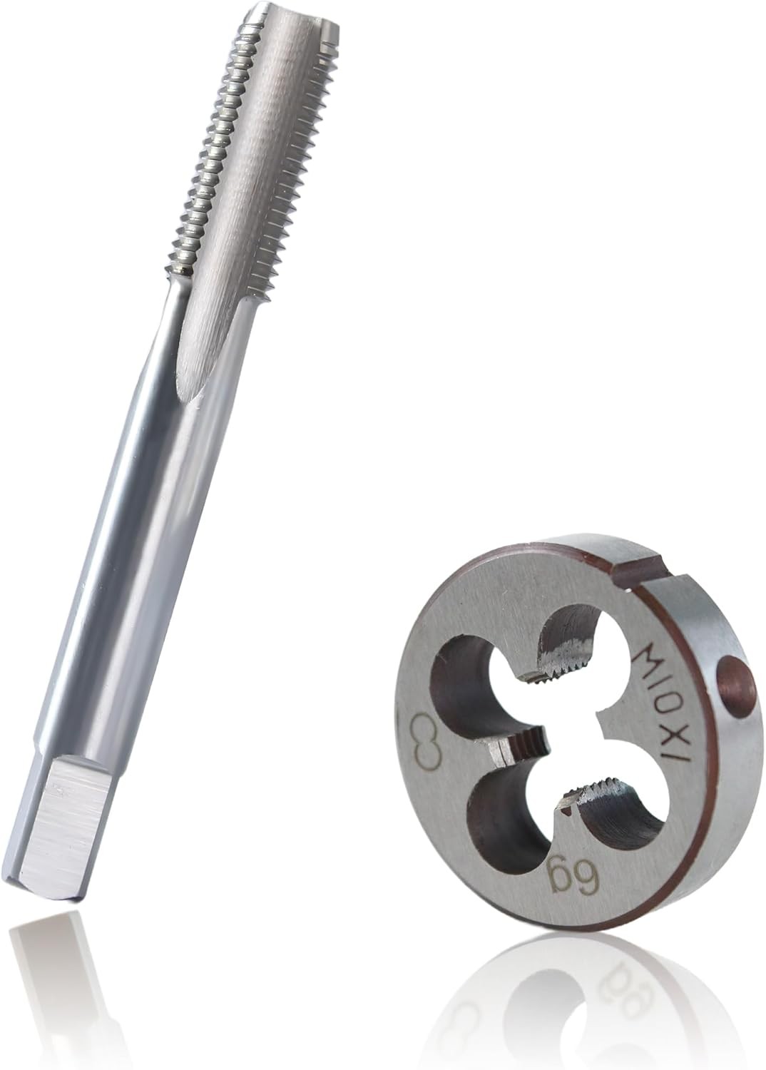 M10 x 1.0 Metric Tap and Die Set, x 1.0mm High-speed Steel M10x1mm