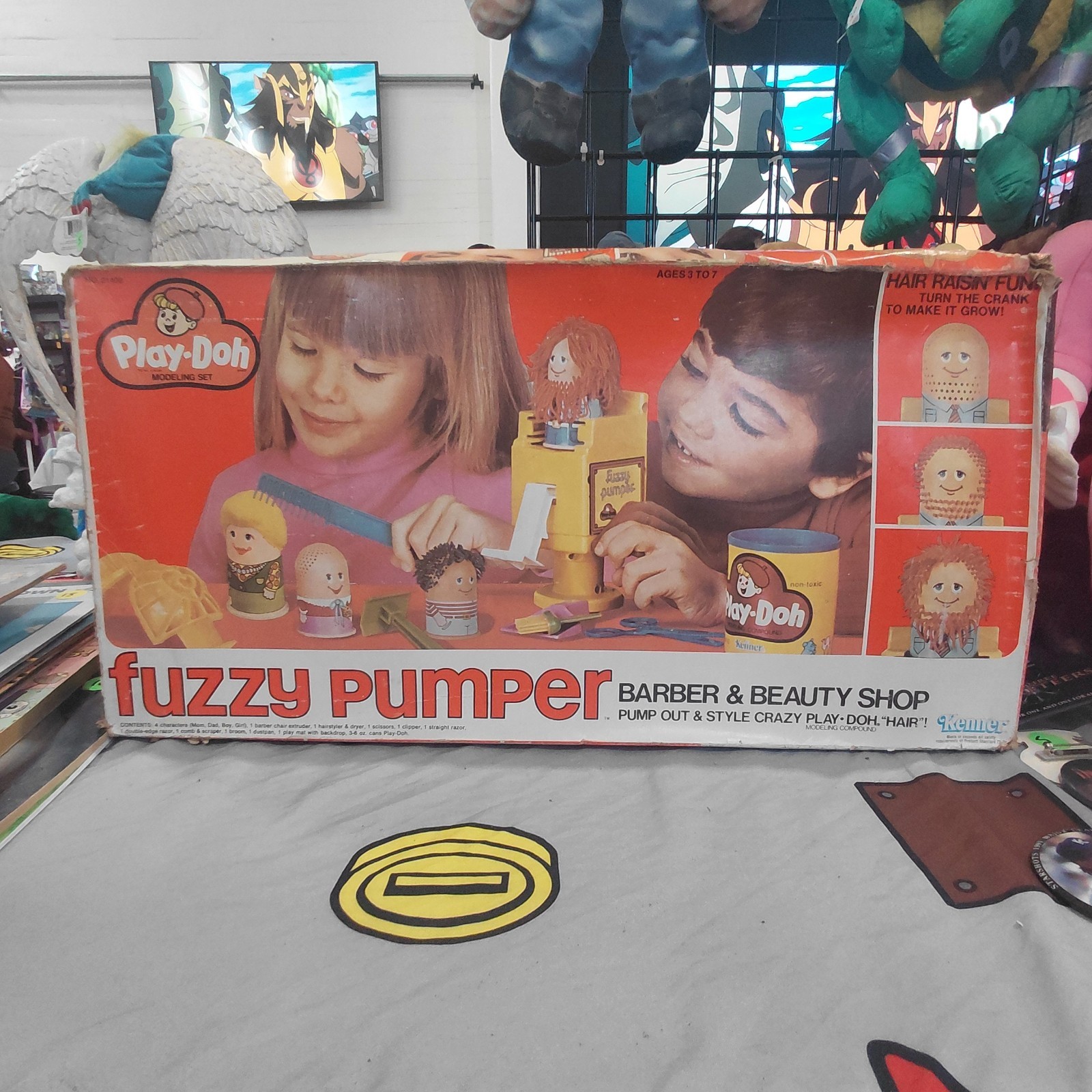 Play-Doh Fuzzy Pumper Barber Beauty Shop 1977 Kenner Sealed Vintage No. 21400