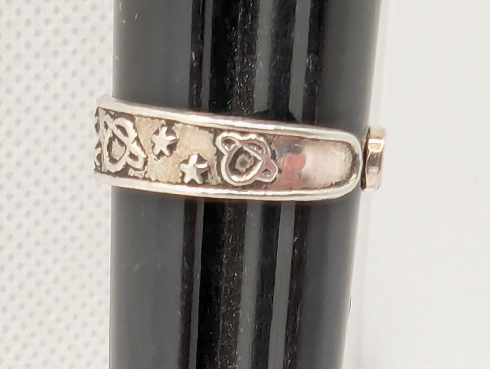 Sterling Silver Toe Ring Planets Design. Adjustable Size. 925 Sterling Silver