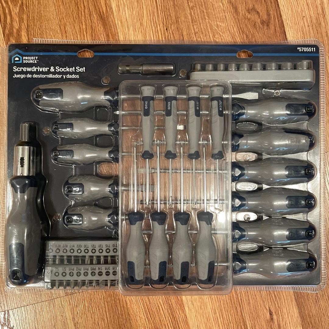 50pc Piece Screwdriver & Socket Set NEW SEALED ORIGINAL PACKAGING Tools Father's