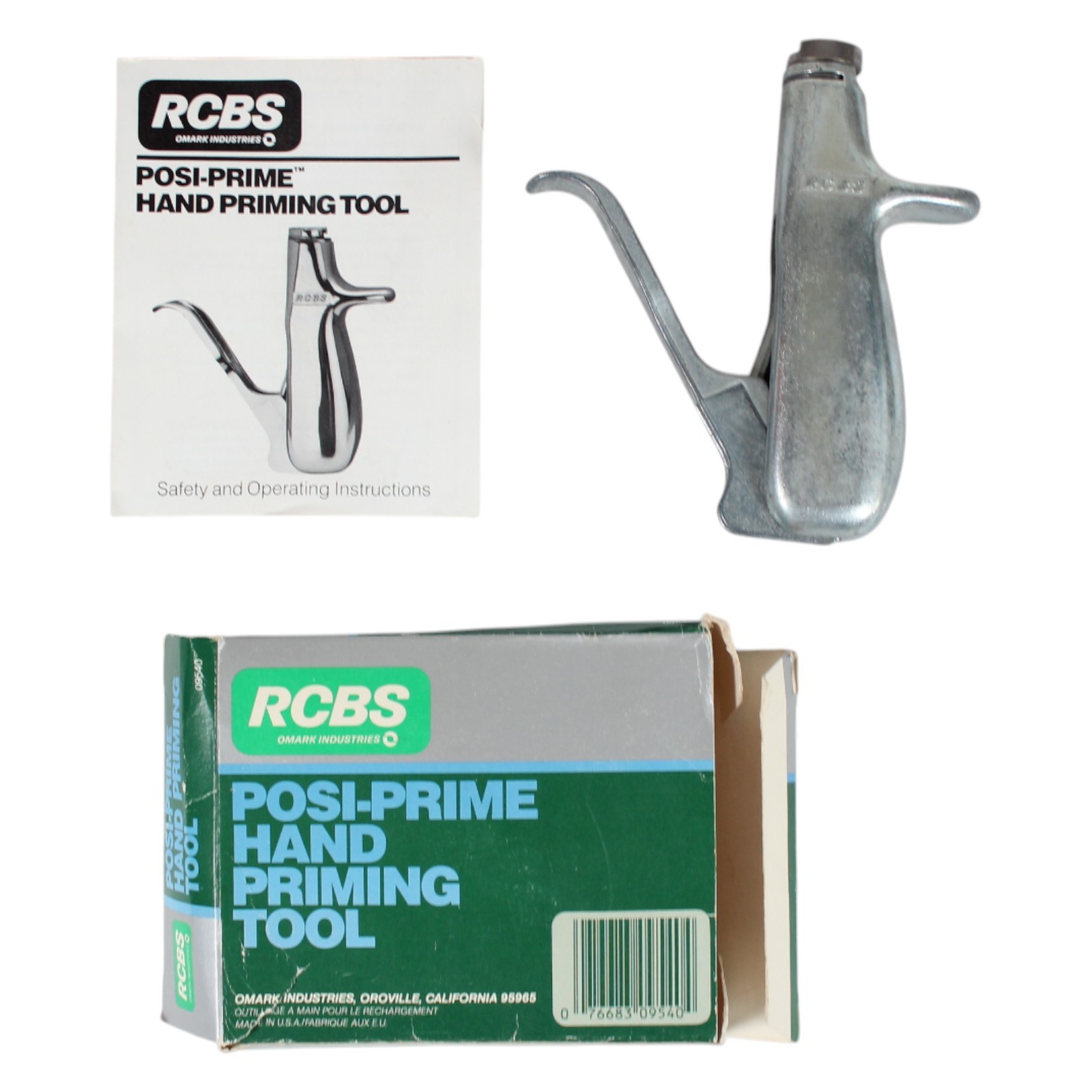 RCBS Reloading Die POSI-PRIME Hand Priming Tool #3 Shell Holder Instructions