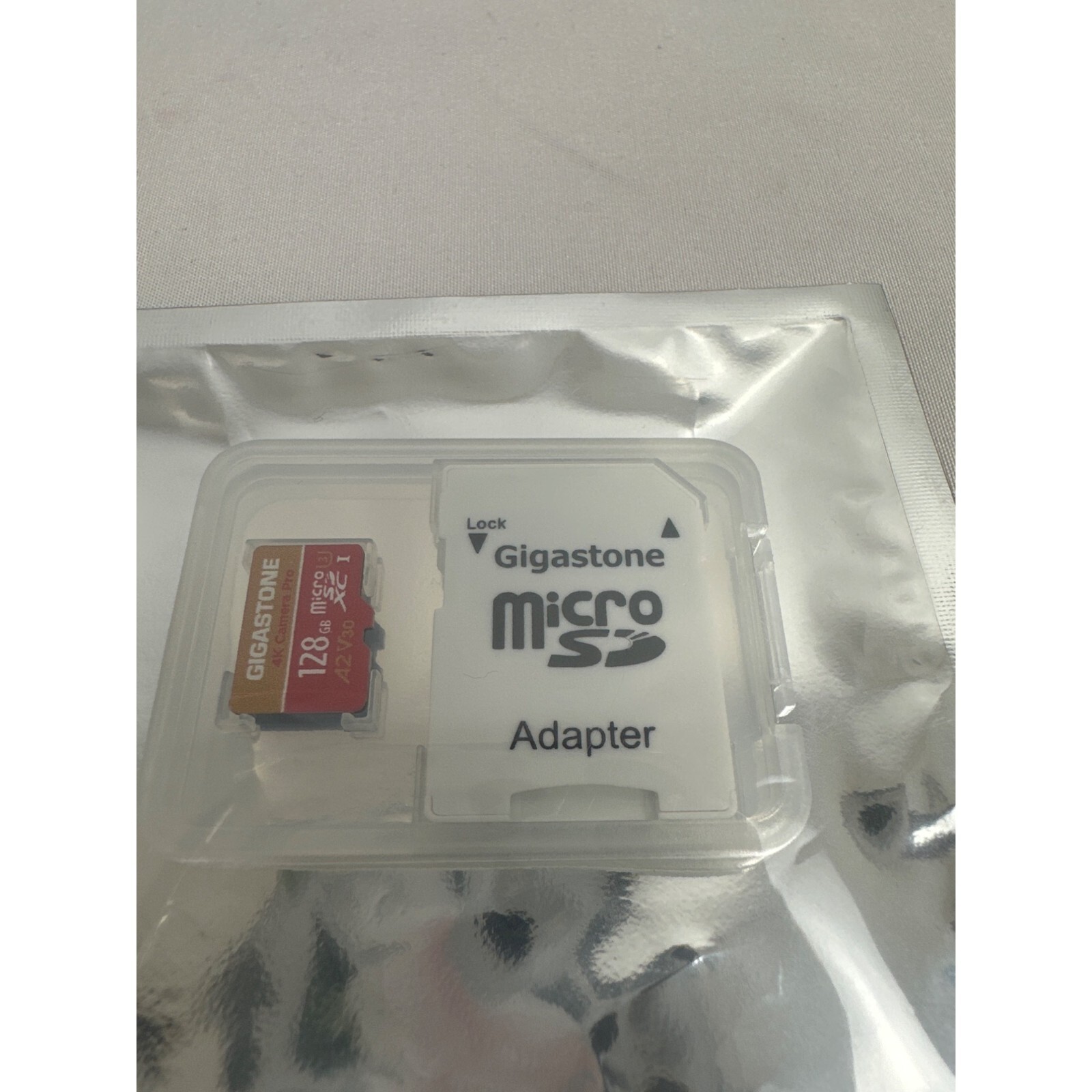 NEW Gigastone 128GB Micro SD Card 4K Camera Pro