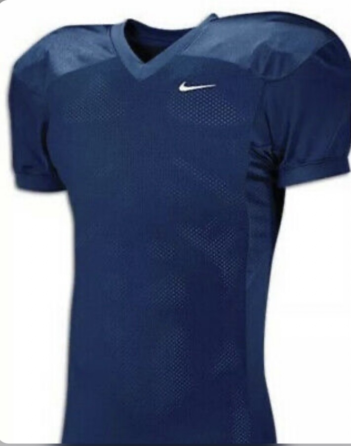 Mens Nike Team Recruit Football Practice Jersey Size M/L/XL Navy Blue/White