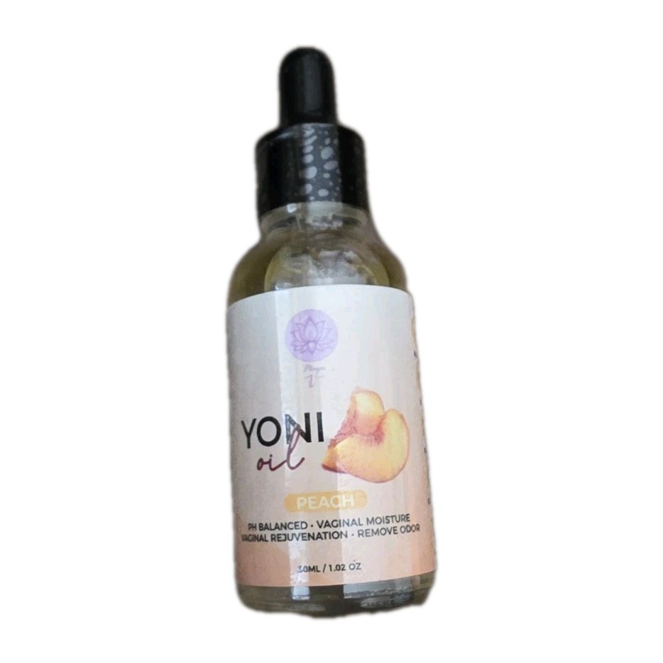 Peach Yoni Oil - 30ml (1.02 oz) | pH Balanced Feminine Care | Natural Odor &...