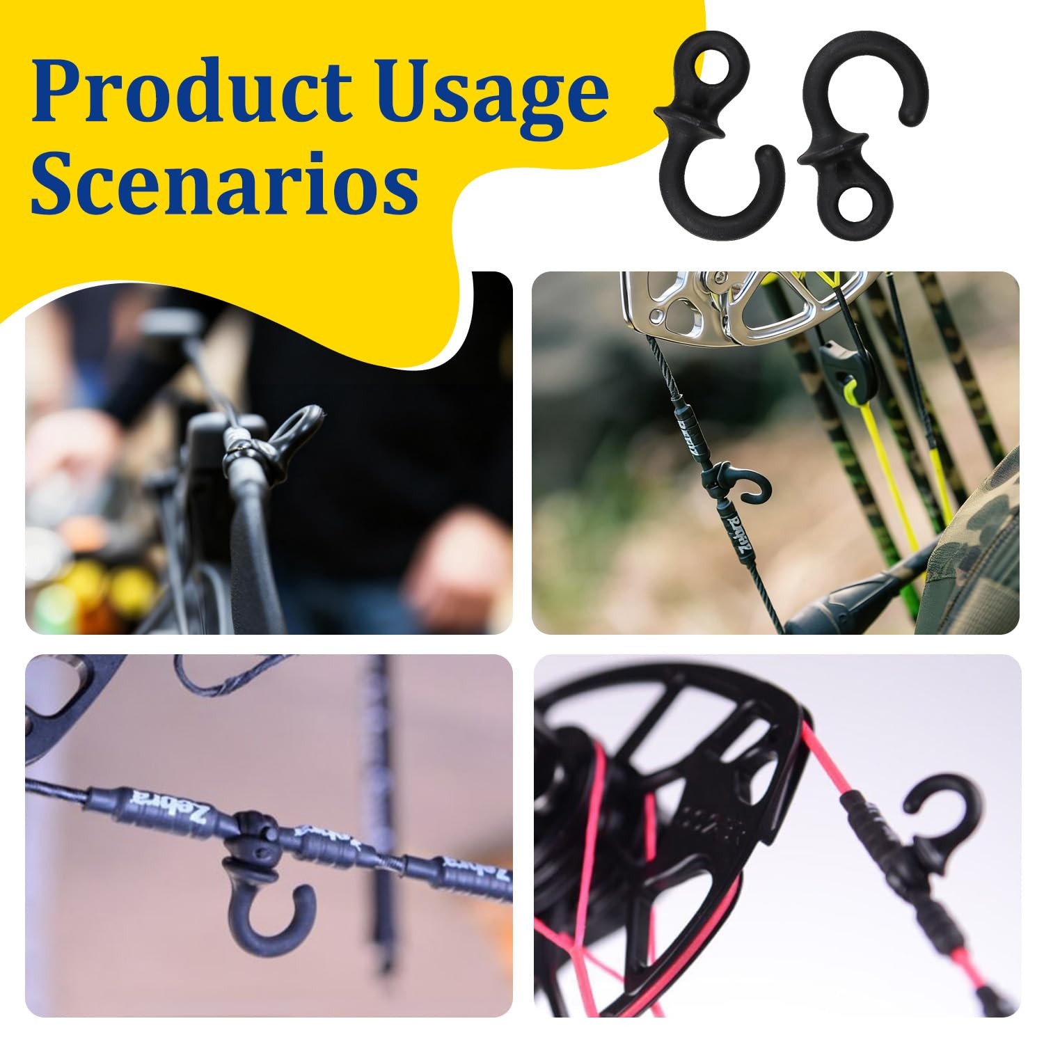 Youven Bow String Dampener Package, Bow String Stabilizer, Compound Bow Strin...