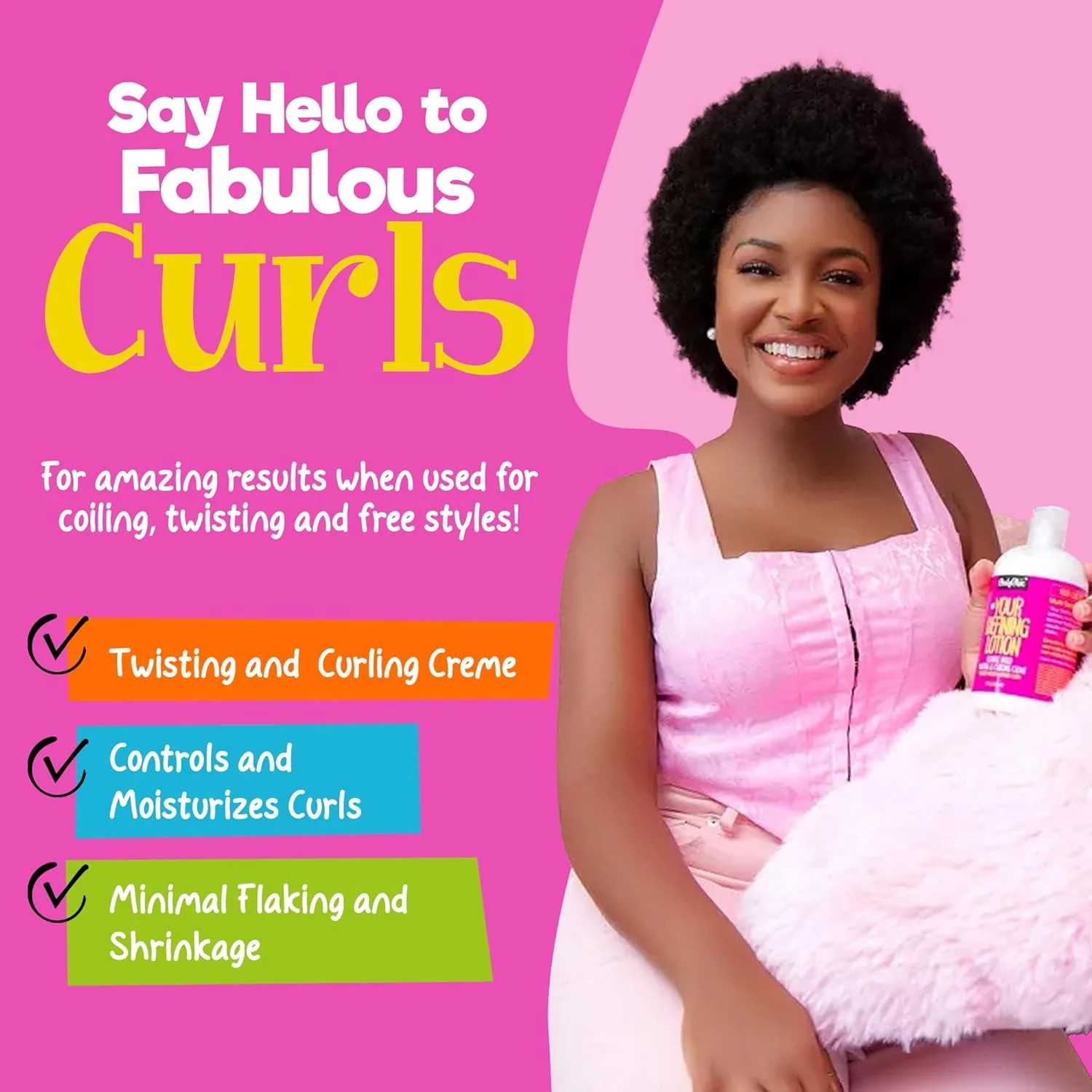 CurlyChic Your Defining Lotion - Curl Enhancing, Moisturizing & Styling
