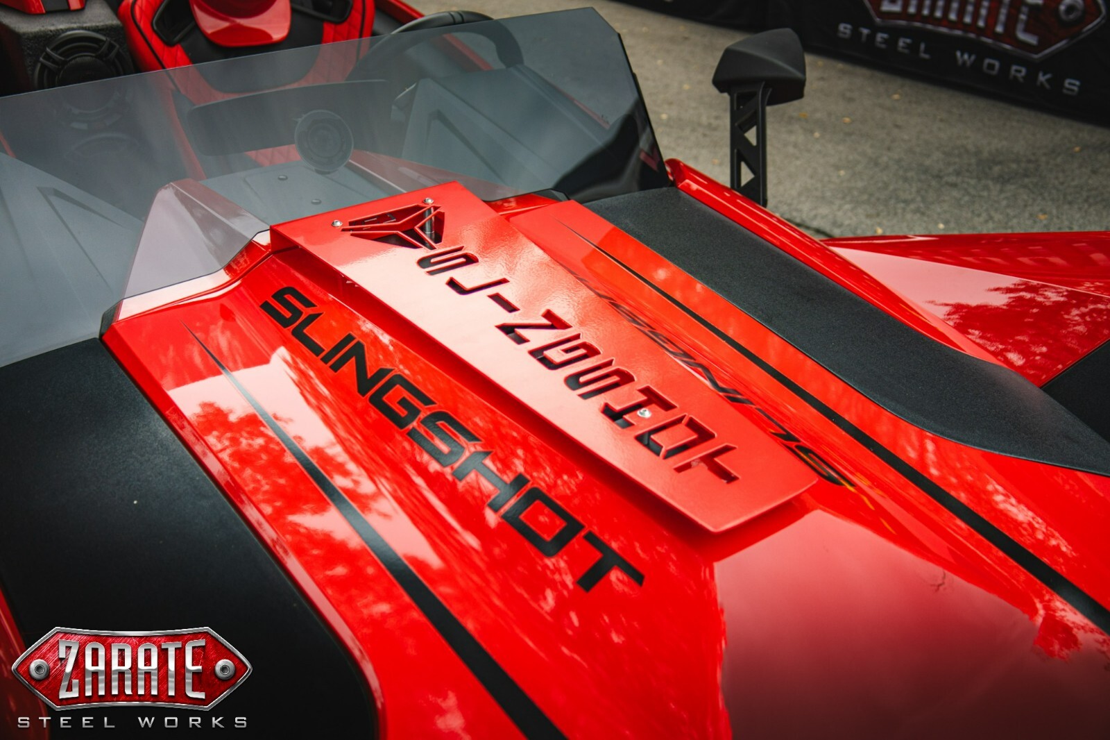 Polaris Slingshot Center Dual Hood Vent - Logo Design (2015-2024+)