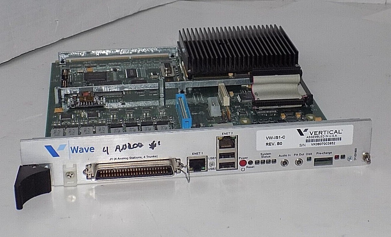 Vertical Communications Wave 2500 VW-IS1-C Integrated Services Circuit board