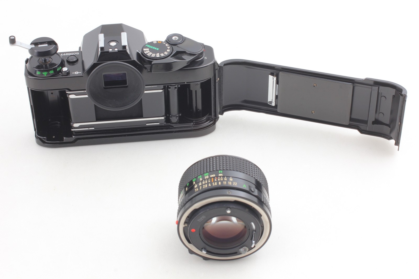 [N MINT] Canon AE-1 P Program 35mm Film Camera + New FD NFD 50mm f1.4 Lens JAPAN