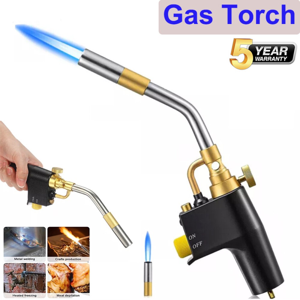 4X Propane Torch Head Trigger Start MAP Gas Torch Head Welding Torch MAPP Torch