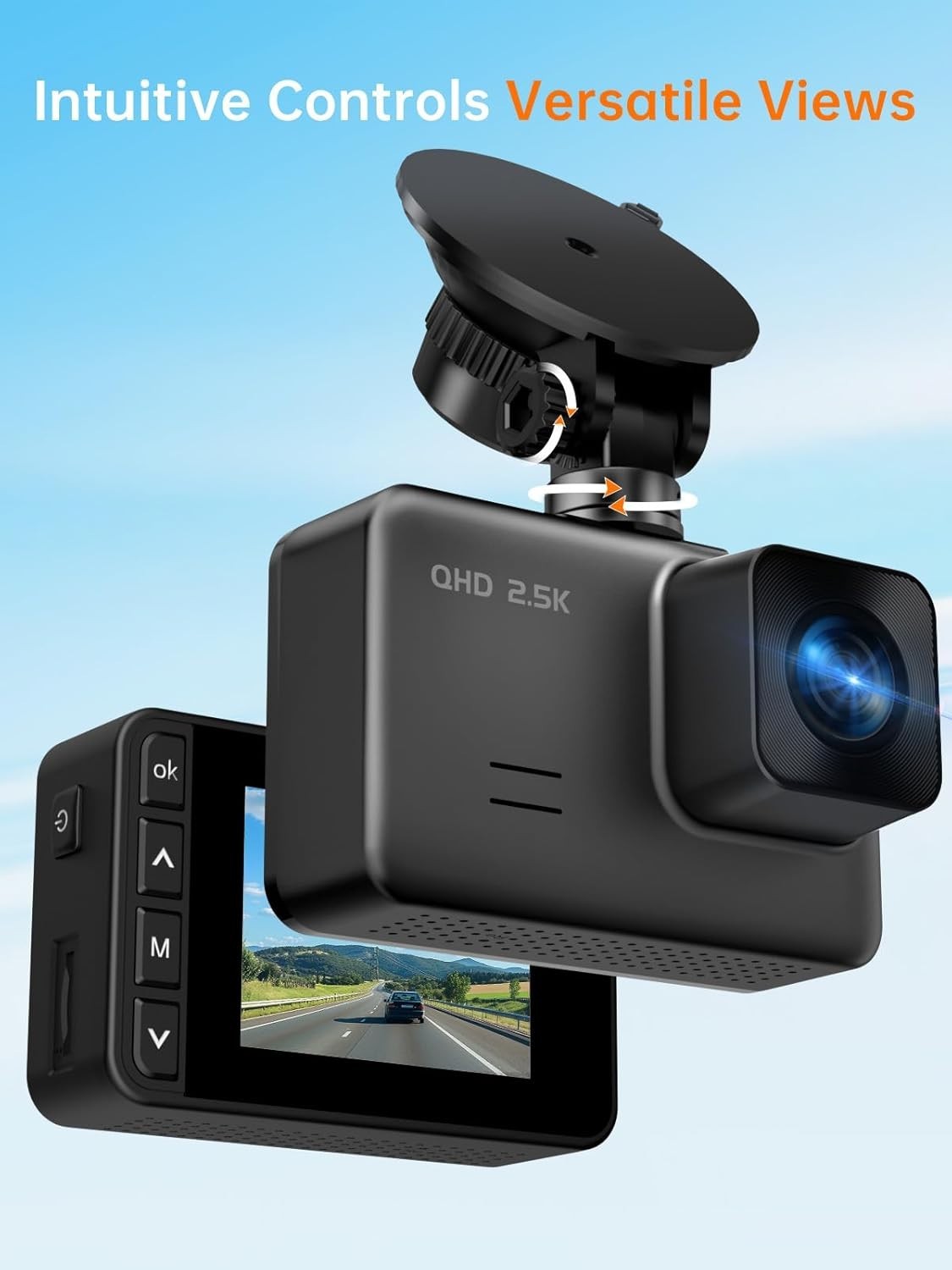 S50 G-Sensor Dash Cam, Loop Recording, 2'' Display
