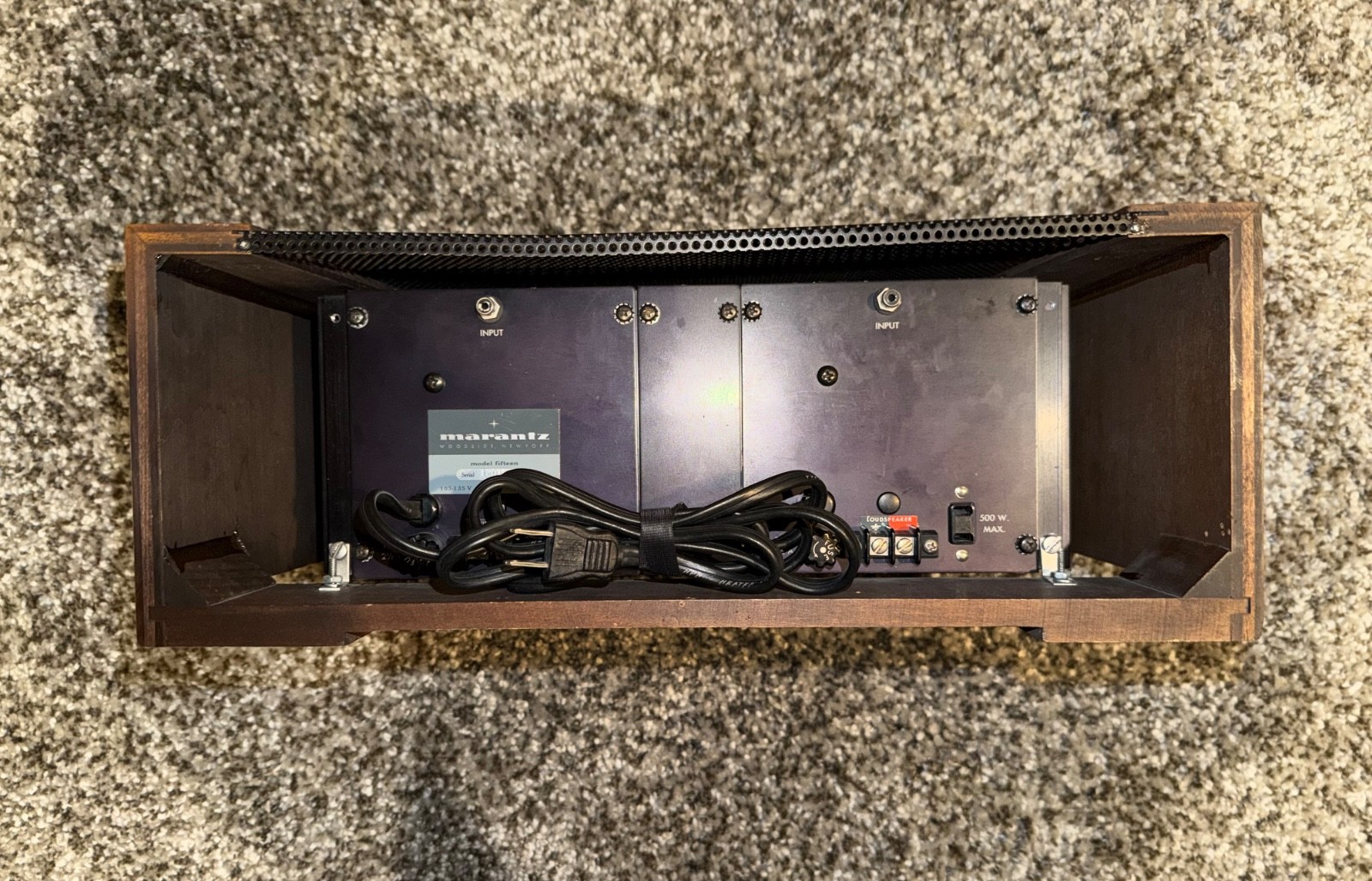 Recapped Marantz Model 15 Amplifier