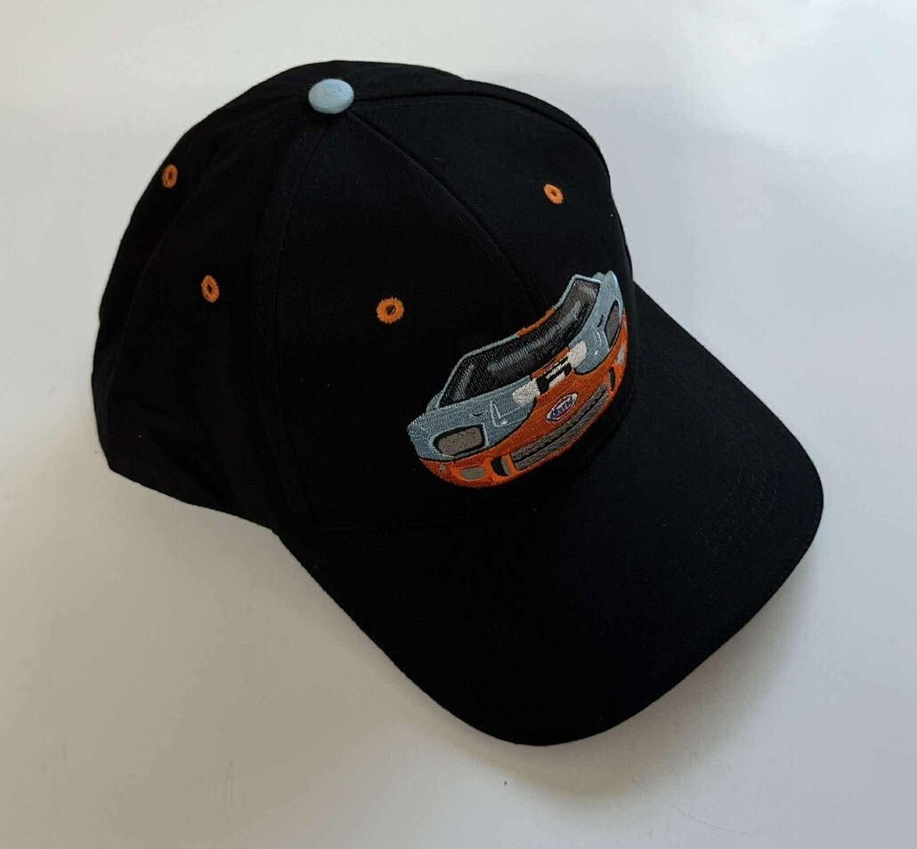 GULF Race Car GT40 NEW Black Hat