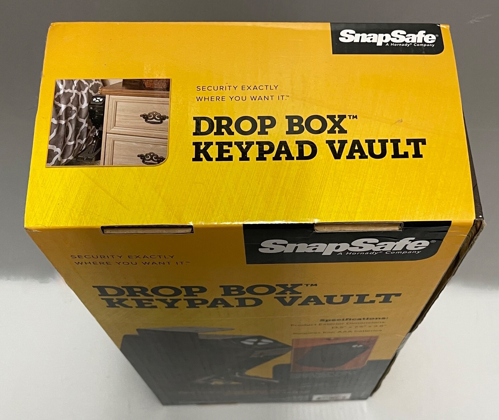 SNAPSAFE DROP BOX KEYPAD VAULT SAFE DROP DOWN DOOR