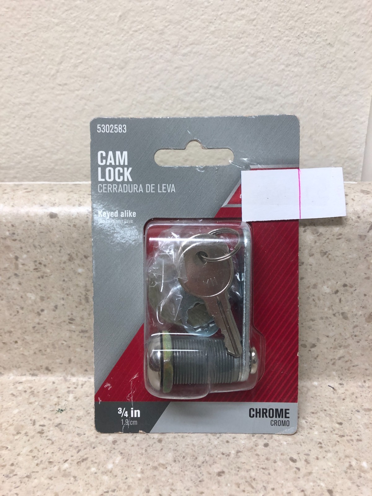 Chrome Silver Brass Cam Lock