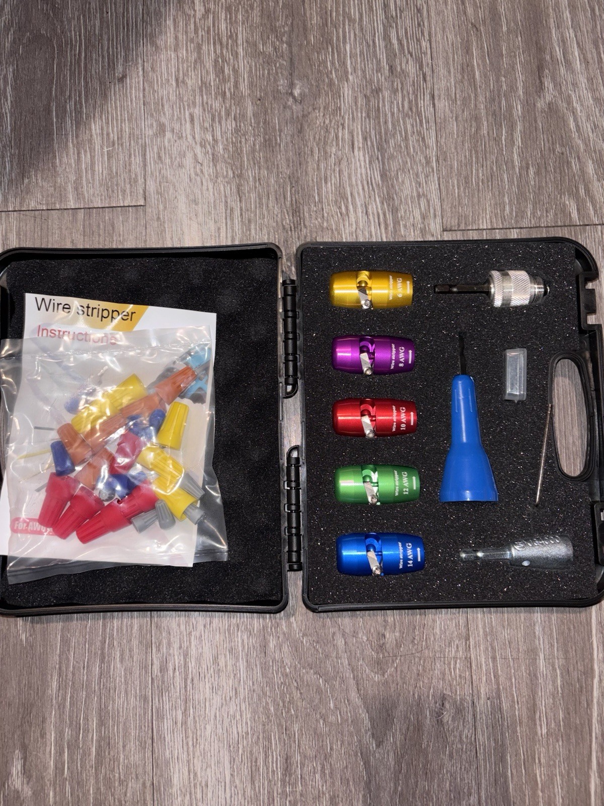 New Never Used Drill Attachment Wire Stripper+ Wire But Twister. All Size Wire!