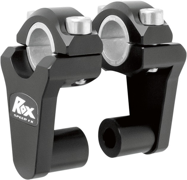 Rox Speed FX Elite Pivoting Handlebar Risers 2" Black