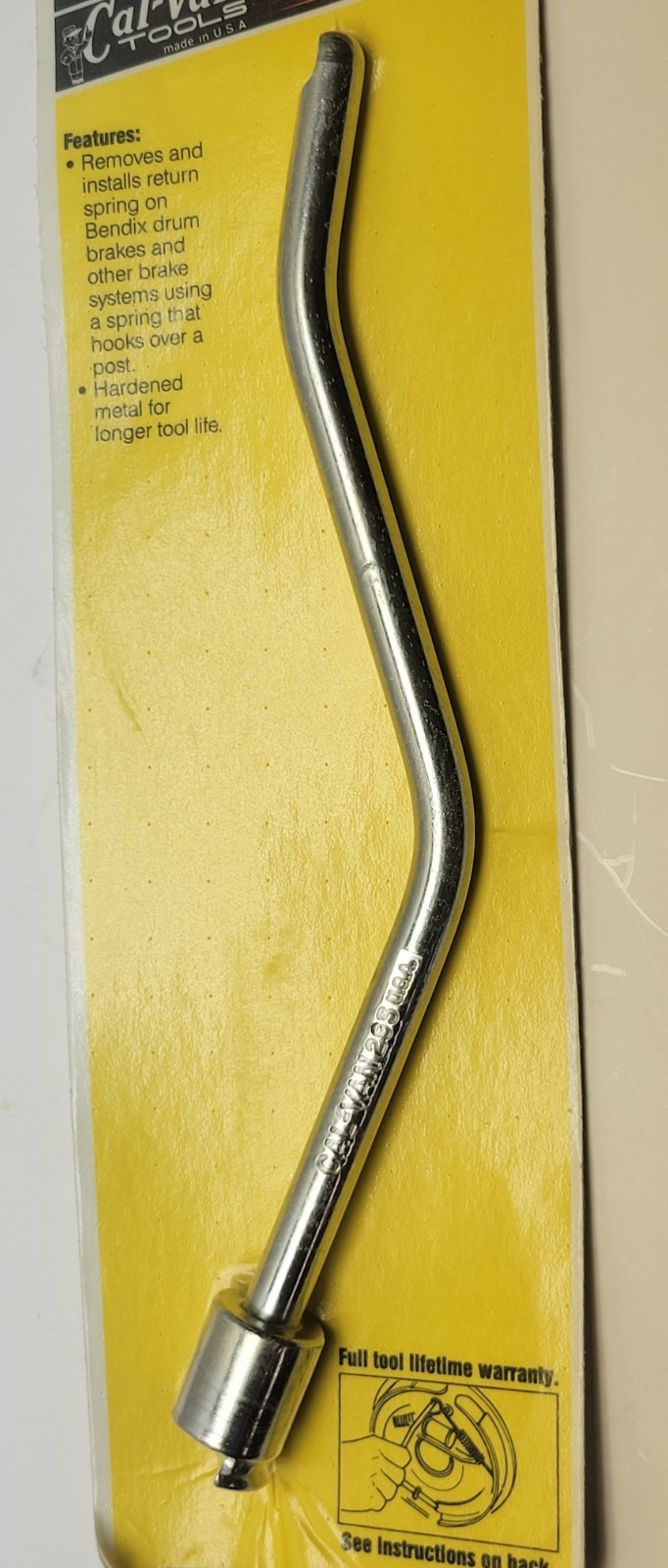 Cal-Van Tools #295 Bendix Brake Spring Tool - Remove & Install - Made in USA