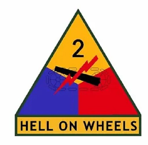 2nd Armored Division Sticker Decal M351