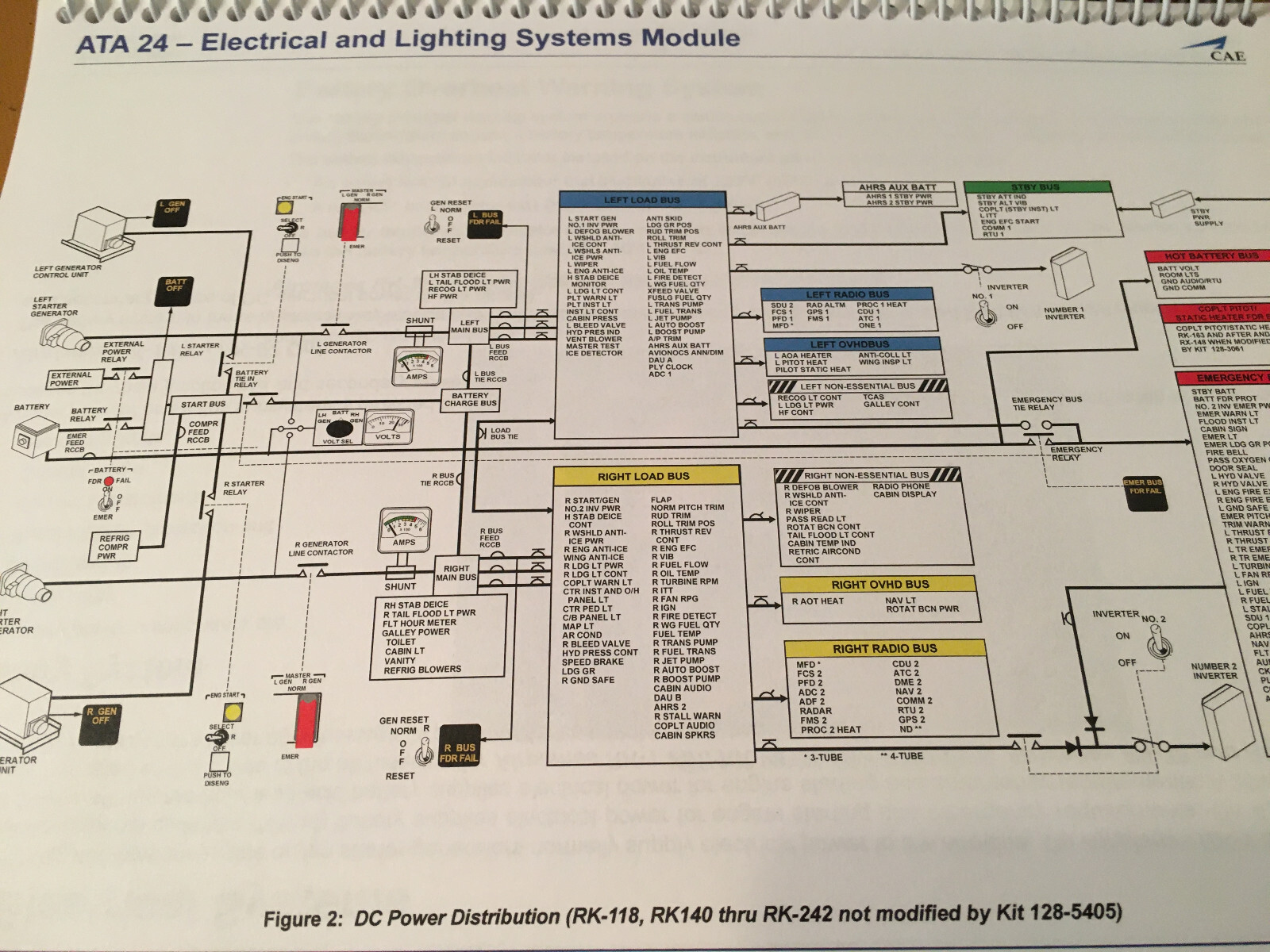 BeechJet 400A Electrical & Lighting Systems Booklet Manual
