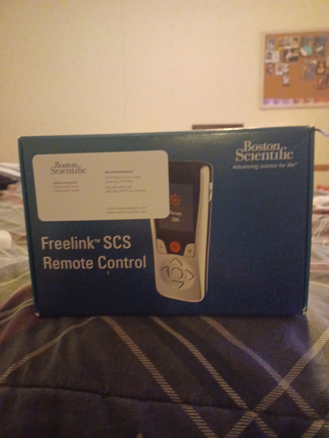 BOSTON SCIENTIFIC FREELINK SCS REMOTE CONTROL MODEL SC-5572-1 With Power Switch