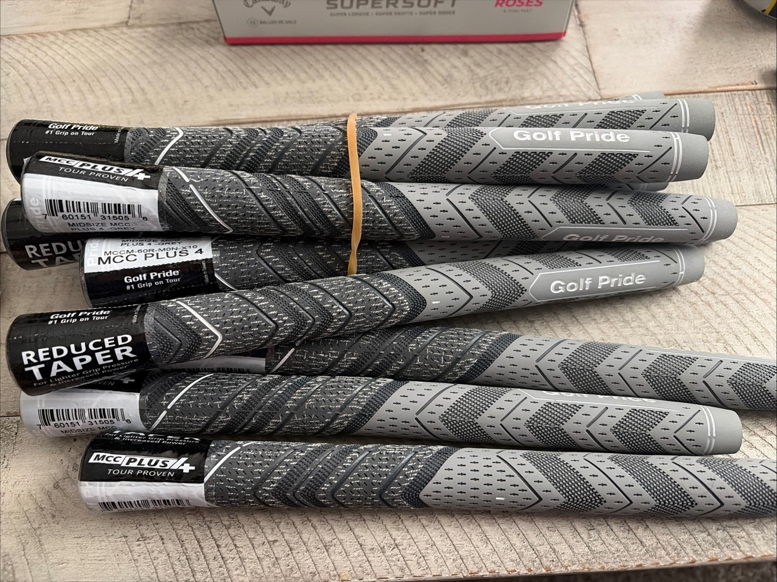 Golf Pride MCCPLUS4 Standard Size Golf Grip - Grey